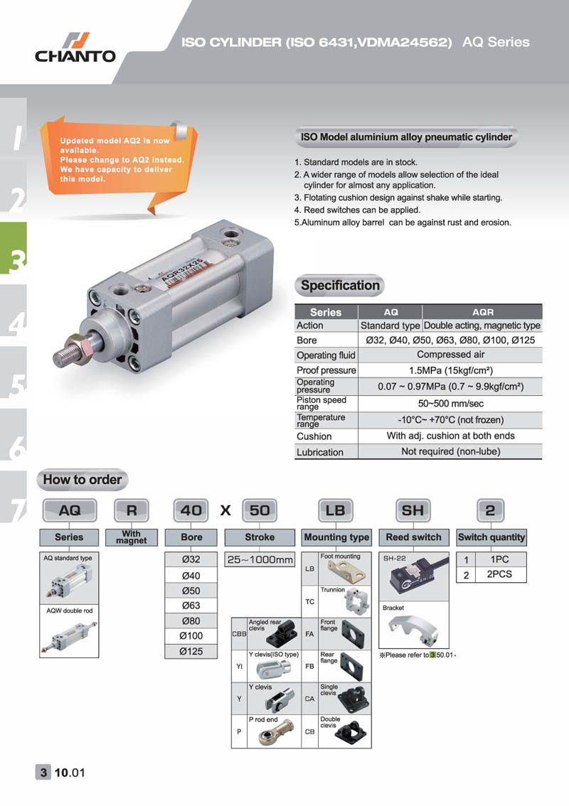 AQ ISO(6431) Cylinder